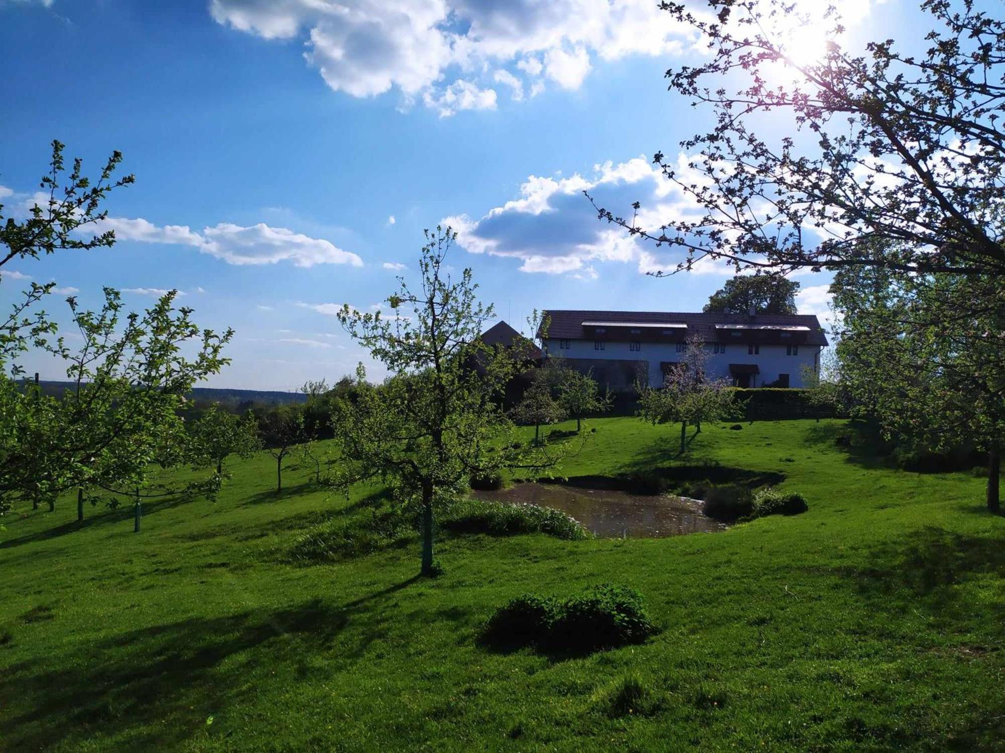 Vila Ekofarma Bílý mrak Borohradek Exteriér fotografie